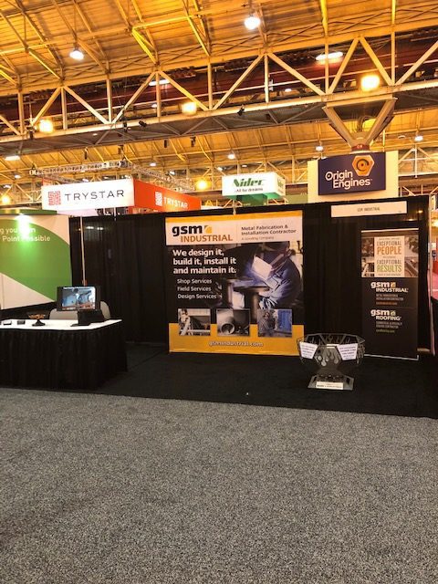 GSM Industrial's booth at the PowerGen 2019 trade show