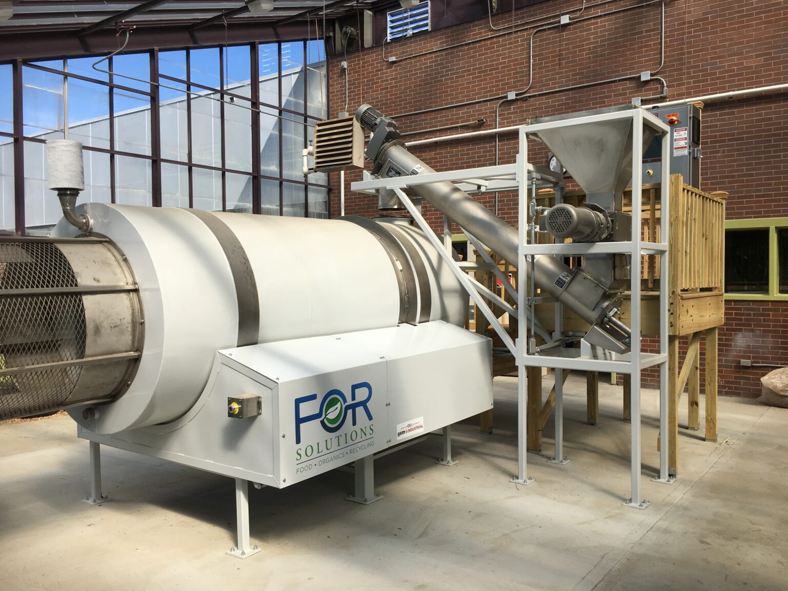 An Industrial Composting System to Meet Unique Needs GSM Industrial