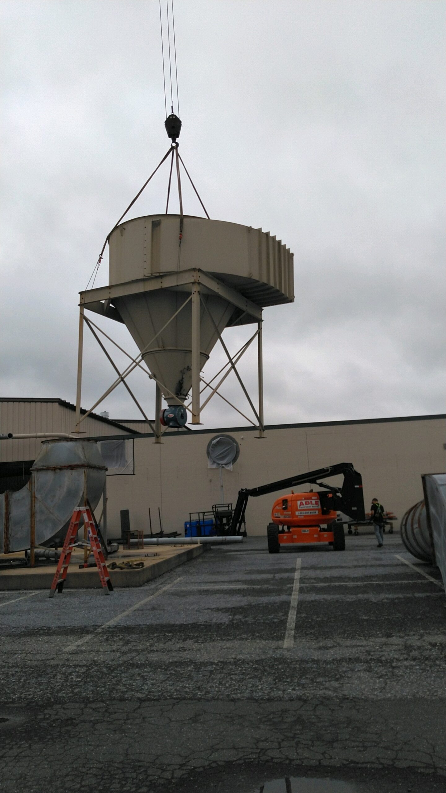 Dust Collector before being disassembled