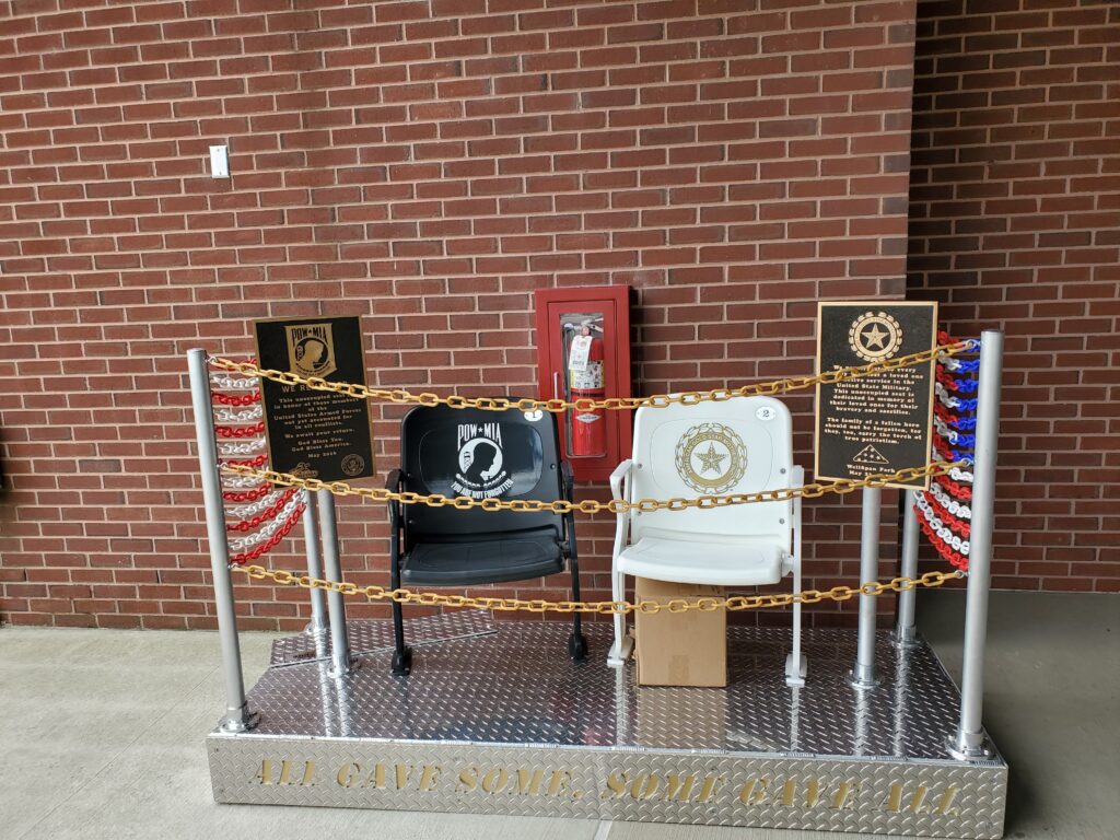 Veterans memorial at WellSpan Park