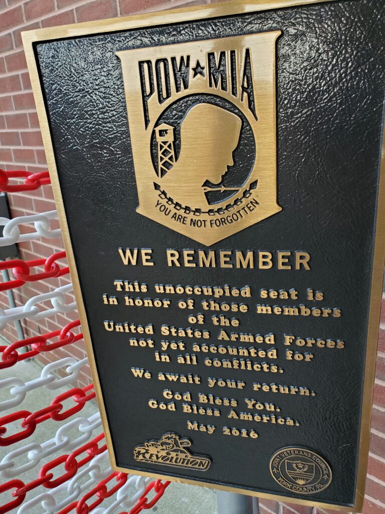 Veterans memorial at WellSpan Park