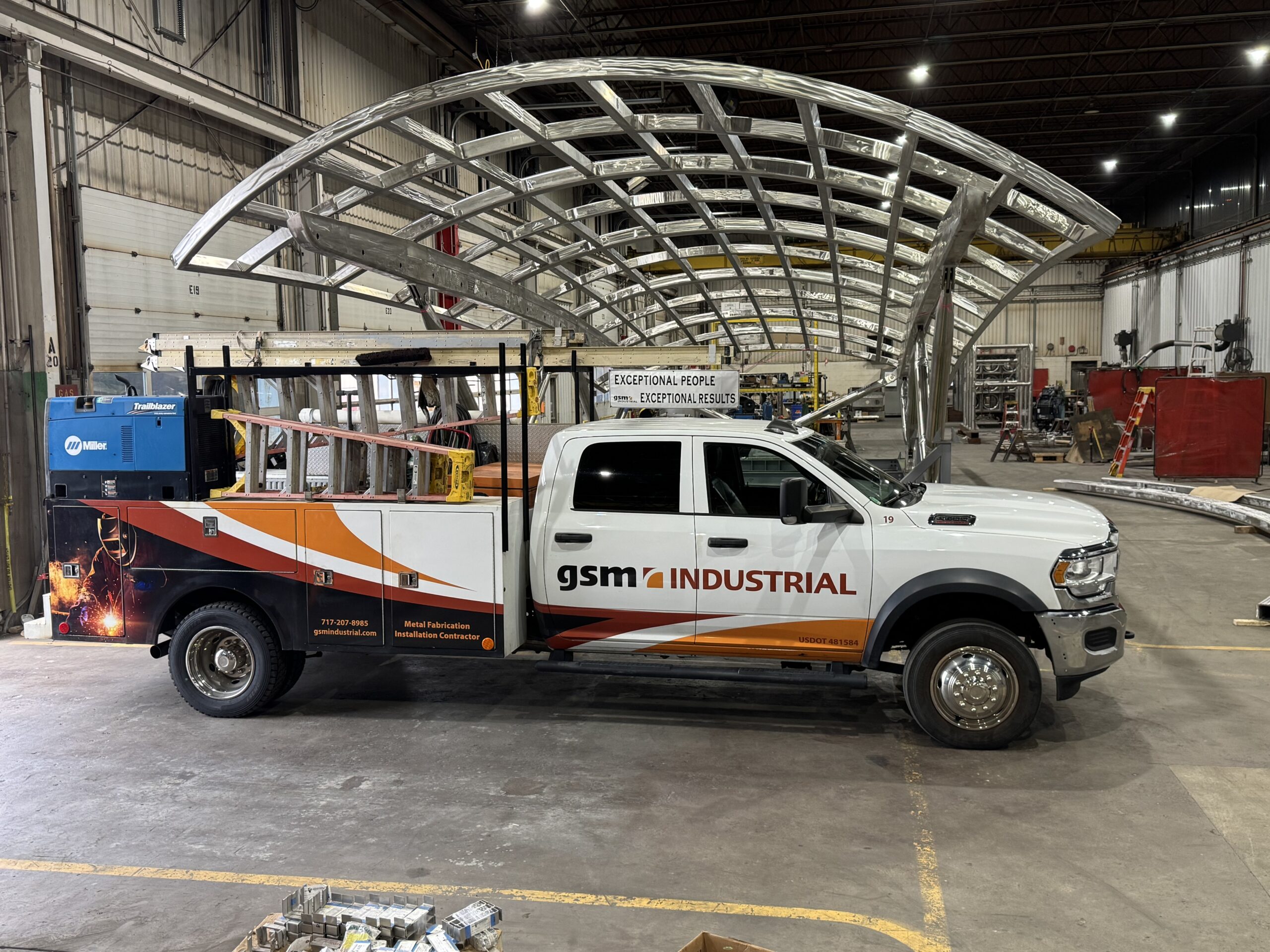 GSM Industrial service truck