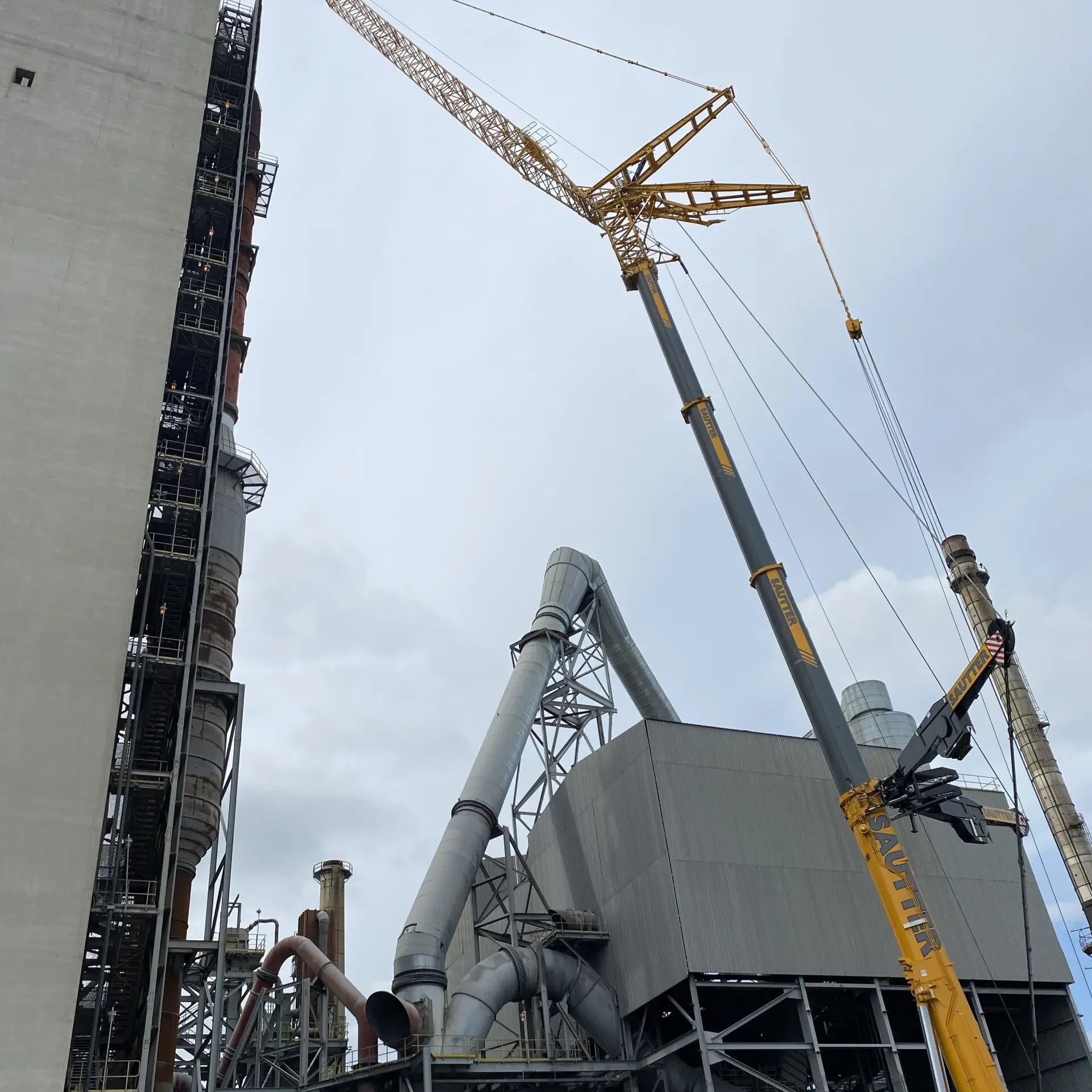 A cement equipment plant.