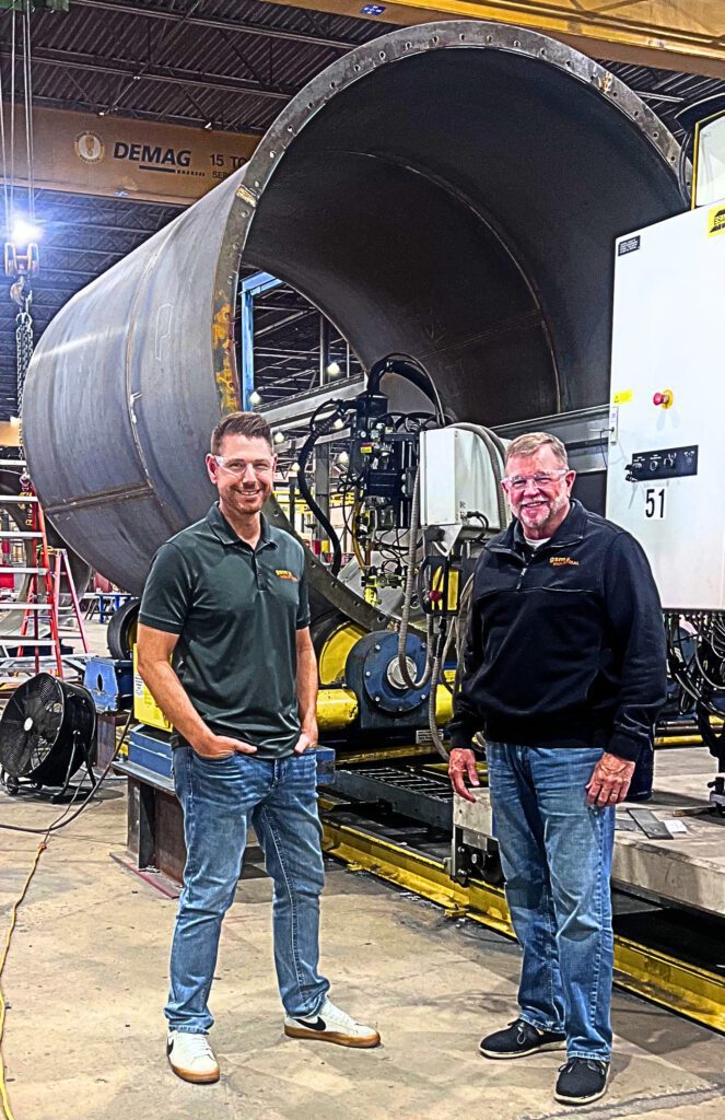 GSM Industrial President Mike Towers photographed with Executive chairman, Brian Dombach